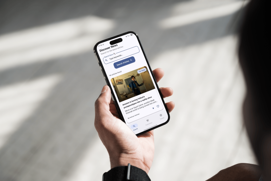 NewsFlow app screenshot
